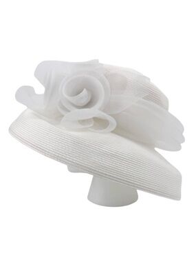 Vintage Betmar New York Organza Wide Brim Hat